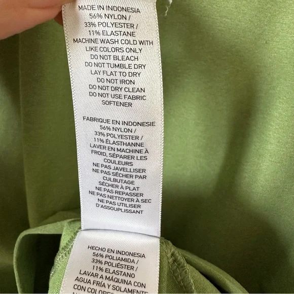 RHONE Reign Campsite Green Heather Short Sleeve Performance T-Shirt Size M - Picture 8 of 10